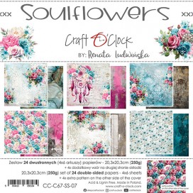 Дизайнерска хартия Soulflowers на Craft O`Clock 20,3/20,3 см 